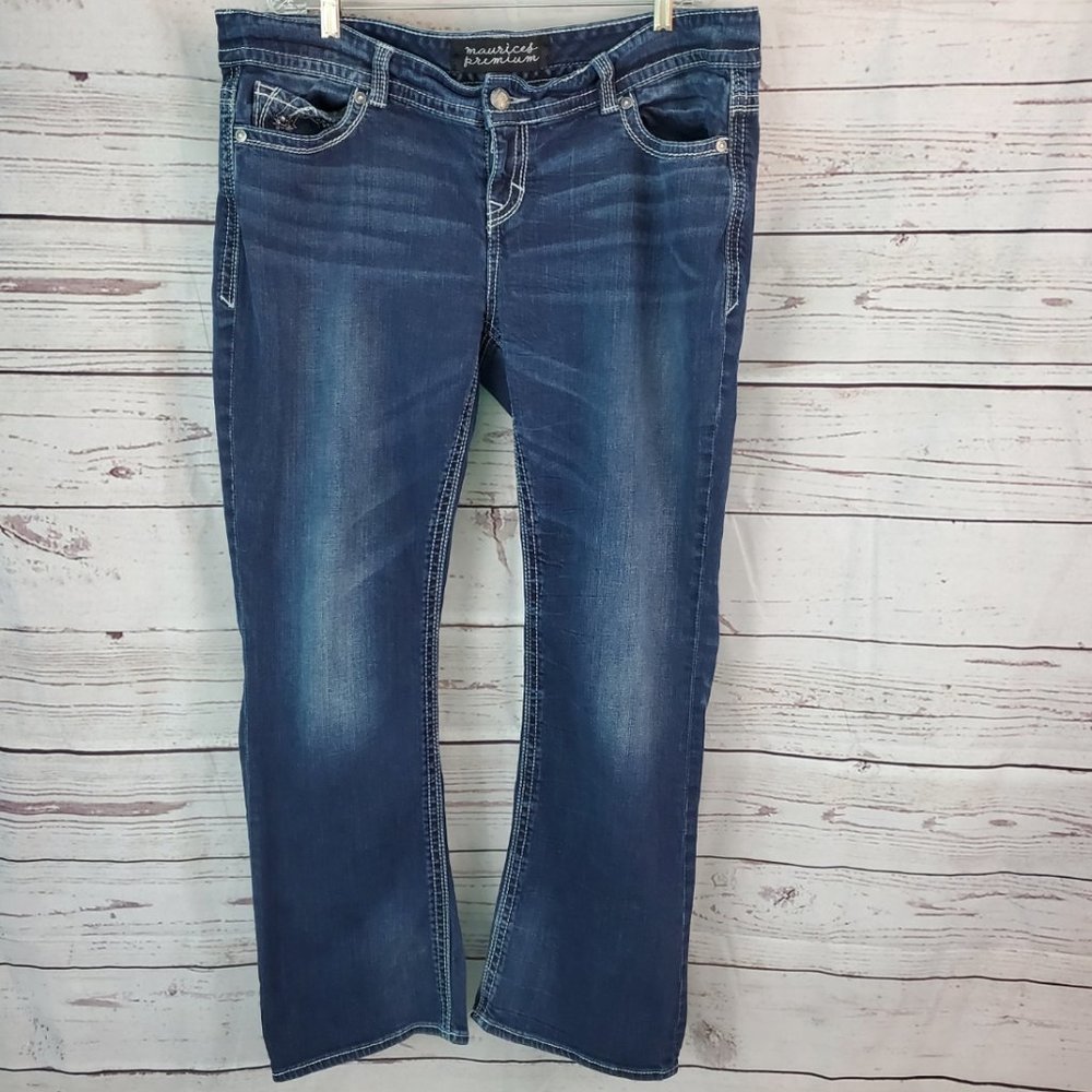 Maurices Premium Jeans Size 22 Regular Flap Pocket